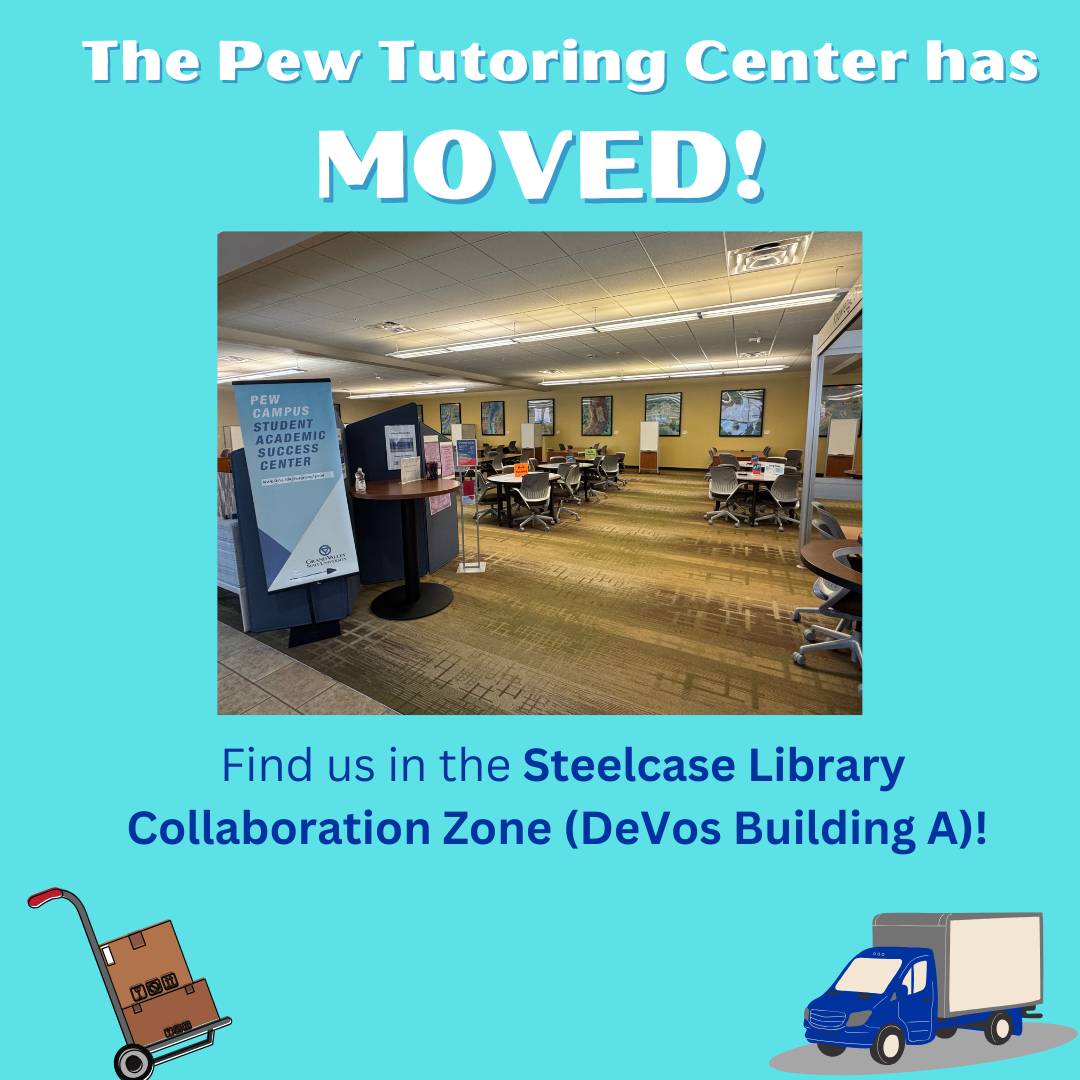 Pew Tutoring Center Moving to Steelcase Library Collaboration Zone